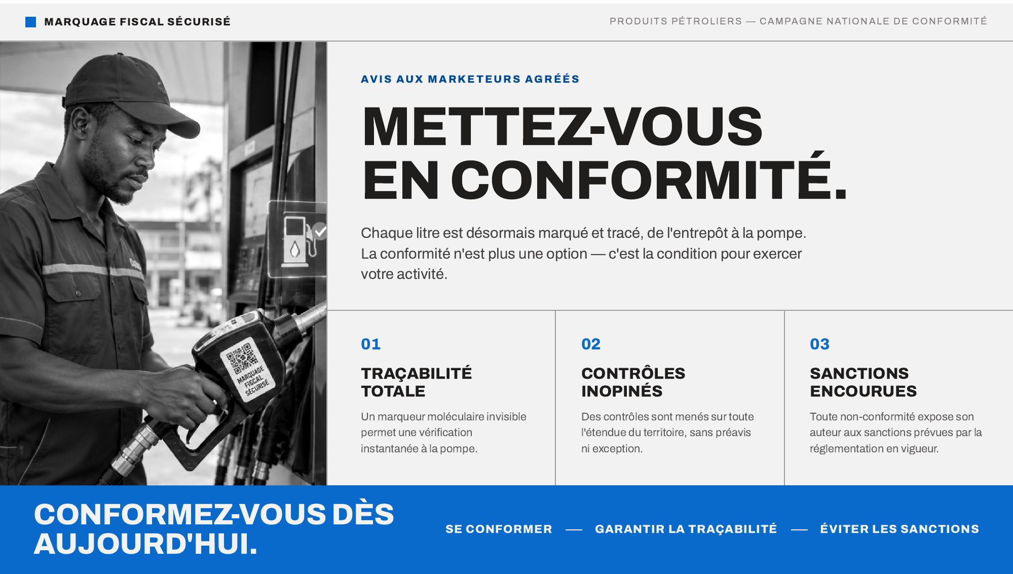 Marquage des produits pétroliers